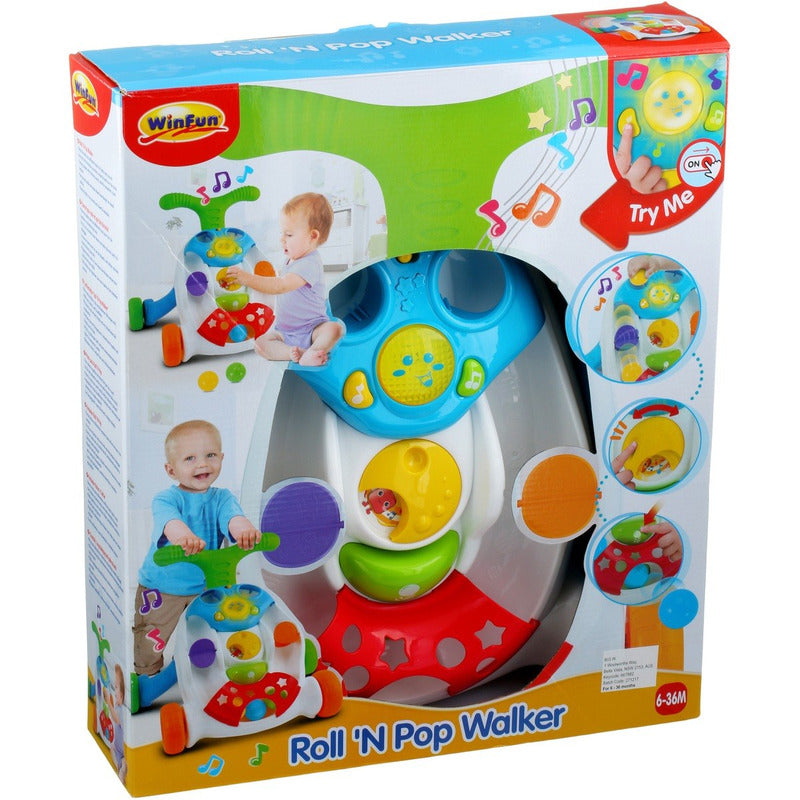Andador Caminador Con Luces Sonido 0829 Winfun