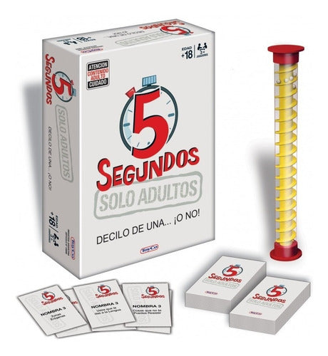 5 Segundos Edicion Adultos Juego De Mesa Original De Toyco