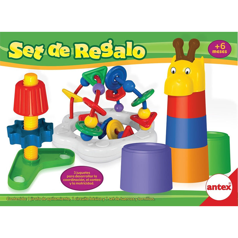 Set De Regalo 3 Juguetes Didactico De Antex