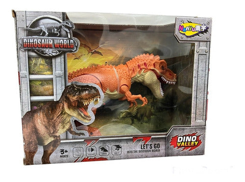 Dinosaurios Con Movimiento Luz Y Sonido 35cm 7377