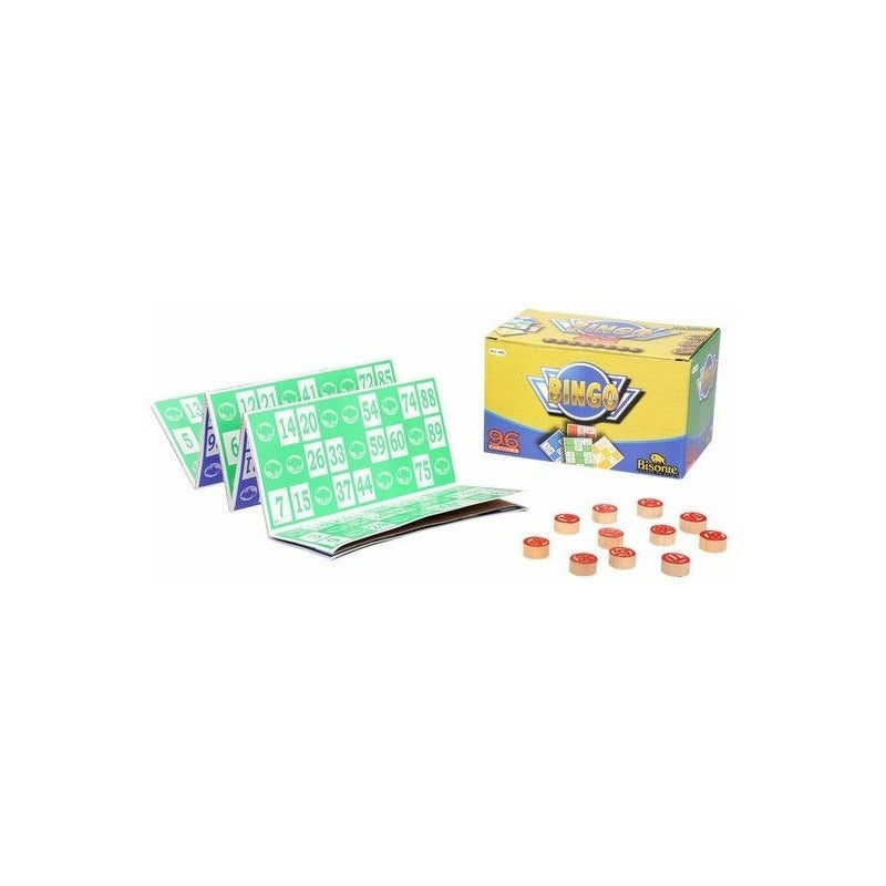 Bingo Familiar Con 96 Cartones Marca Bisonte 1445