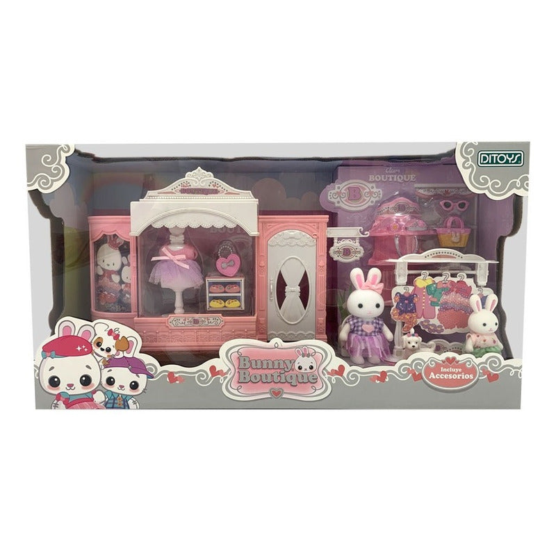 Bunny Boutique Set Fashion Store Con Conejita Ditoys 2478