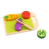 Cortando Vegetales Encastre Piezas Madera Tooky Toy Ft688
