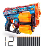 Pistola X-shot Skins Con 12 Dardos Original Zuru 7299