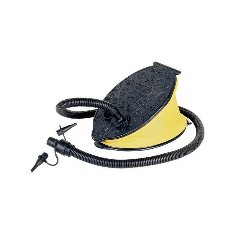 Inflador De Pie Bestway Con Fuelle 28x19cm Adaptador 3 Picos