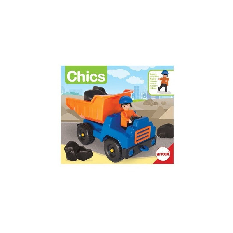 Camion Volcador C/figuras Chics Original Antex 9901