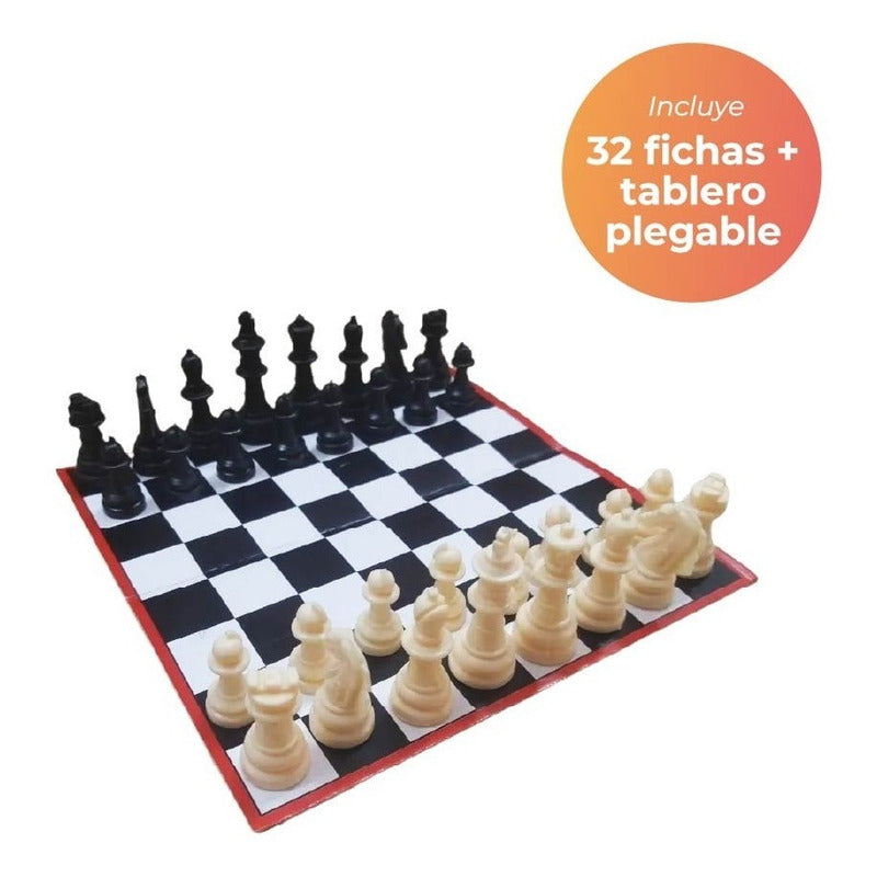 Ajedrez Juego De Mesa Edicion Viaje Original Toyco 22001
