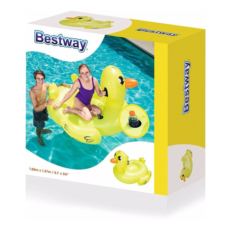 Pato Flotador Inflable Salvavidas Grande 41106 Bestway