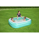 Pileta Inflable Rectangular 54005 Azul 201x150x51cm Bestway