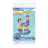 Set De Basquet Inflable Con Pelota Y Aros Bestway 61cm 52418