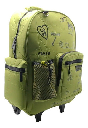 Mochila Con Carro 18'' Ck614 Original Cresko