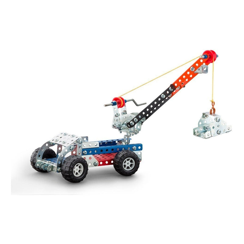 Meknex K100 Juego Tipo Mecano 261 Piezas Con Herramientas
