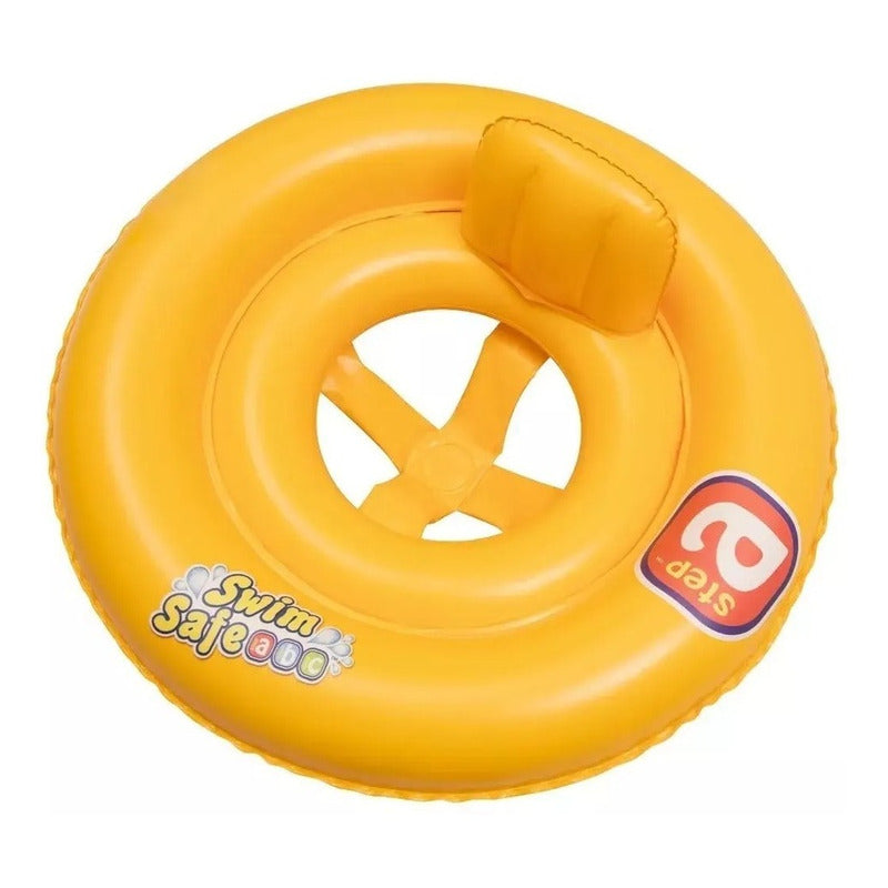 Asiento Flotador Inflable Salvavidas 2 Camaras Bestway 69cm