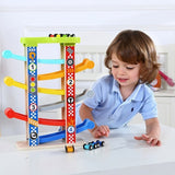 Torre Deslizante C/piezas Madera Y Plasticas Tooky Toy Ft685