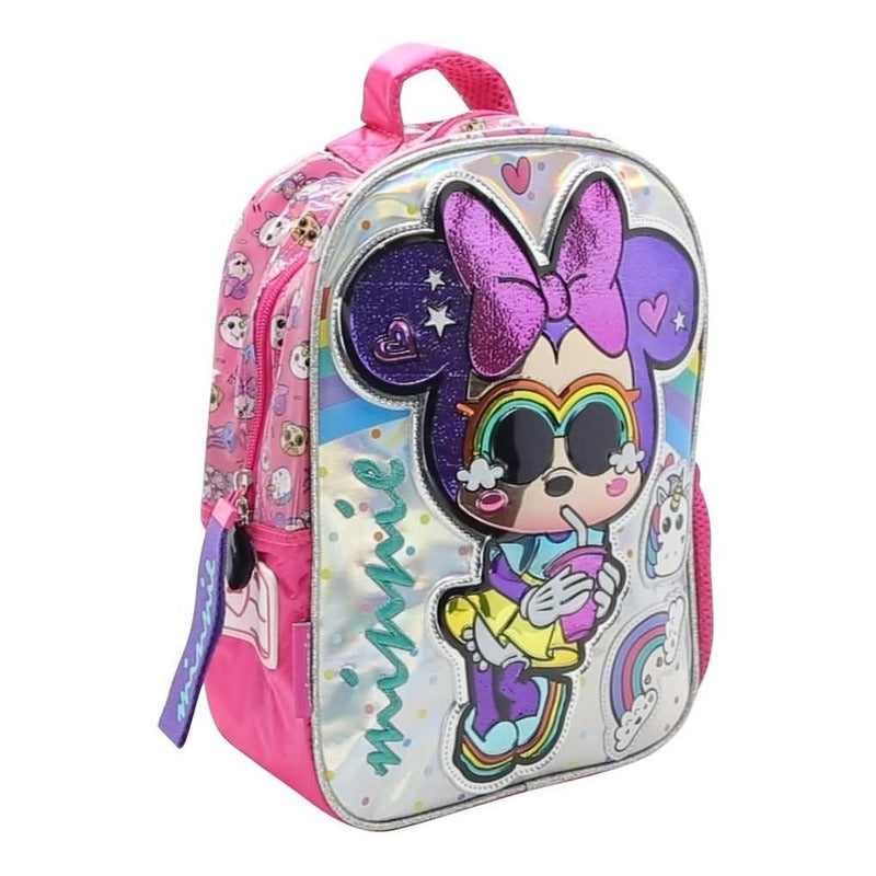 Mochila De Espalda Minnie Km026 Original 12''