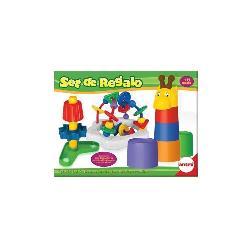 Set De Regalo 3 Juguetes Didactico De Antex