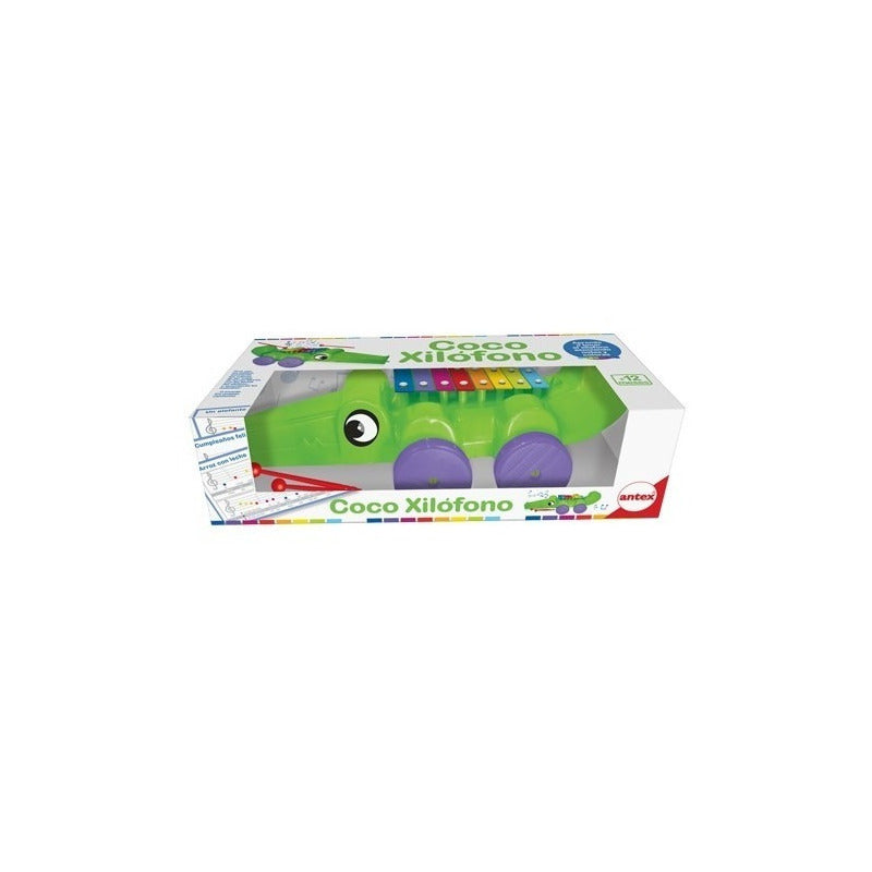 Coco Xilofono Cocodrilo Xilofon Bebe Original De Antex