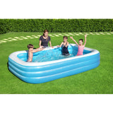 Pileta Inflable Rectangular Azul 305x183x56cm Bestway 54009