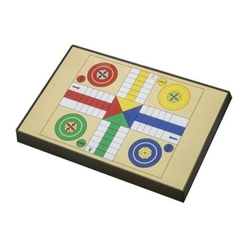 Ajedrez Con Piezas De Plastico Ludo Damas Magnetico 3 En 1