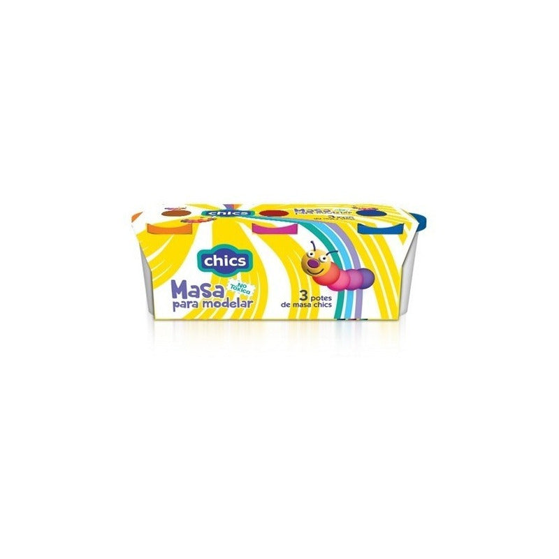 Masa Para Moldear Modelo 3 Potes Chics Antex