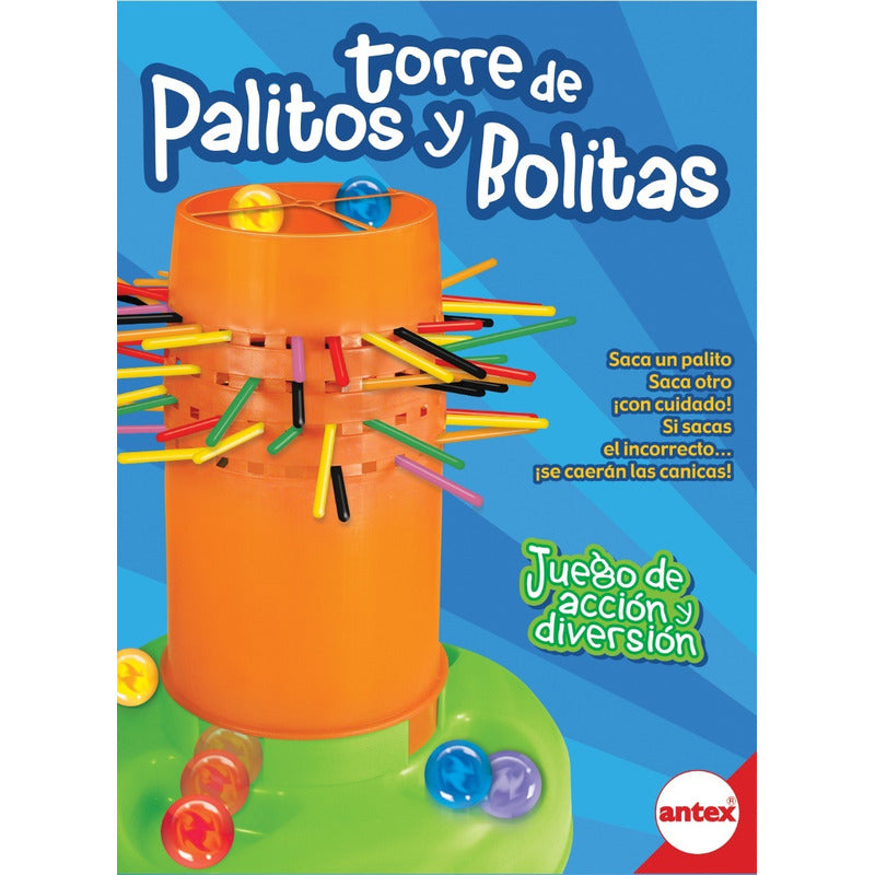 Torre De Palitos Y Bolitas Accion Y Diversion Antex