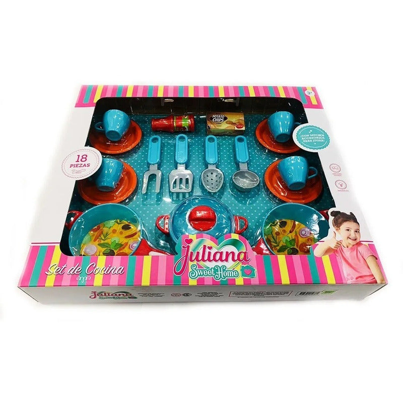 Juliana Set De Cocina 18 Piezas Orig. Sisjul037