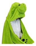 Manta De Peluche Tortuga C/capucha De Animales Wabro 70218