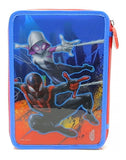 Cartuchera Spiderman 2 Cierres C/utiles Ha589 Original
