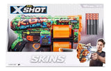 Pistola X-shot Skins Con 12 Dardos Original Zuru 7299