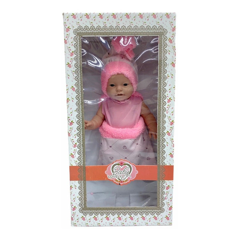 Muñeca Bebe Baby Lovely Portaenfant Original Cariñito 0893