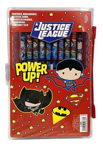 Set De Arte Justice League 40 Piezas Licencia Original Lj402